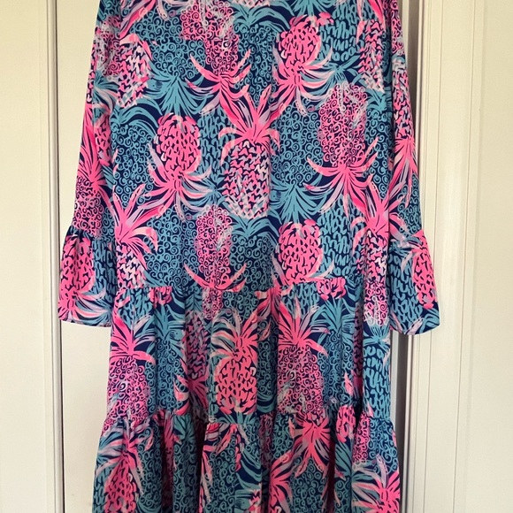 Lilly Pulitzer GABRIEL Dress. Size 14. Like New. Worn one time. - Picture 3 of 4